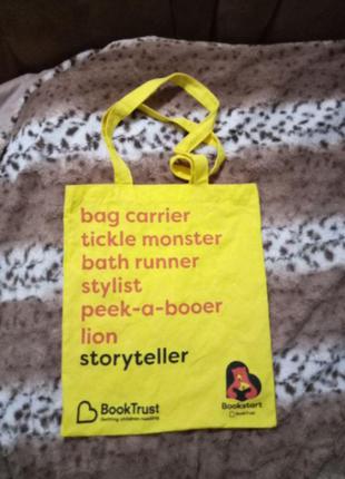 Хлопковая сумка шоппер bookstart4 фото