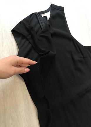 Новое черное базовое платье нова чорна базова сукня з вирізами на талії h&m5 фото