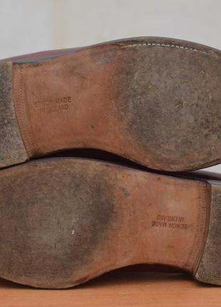 Кожаные туфли, лоферы ручной работы cheaney, 42 размер. оригинал7 фото