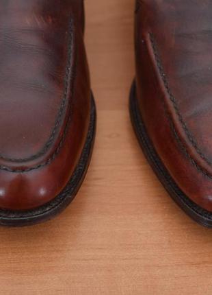 Кожаные туфли, лоферы ручной работы cheaney, 42 размер. оригинал5 фото