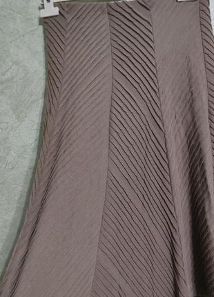 Очень красивая цвет мокко юбка спідниця 16 bonmarche2 фото