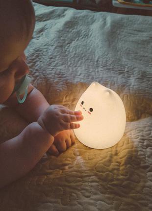 Дитячий нічник котик