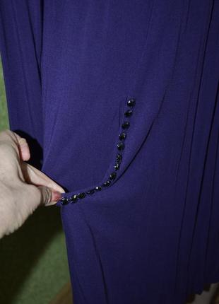 Шикарное платье фиолетового цвета5 фото