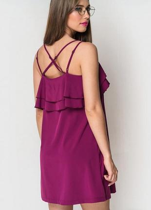 Красивое мини платье с рюшами 4