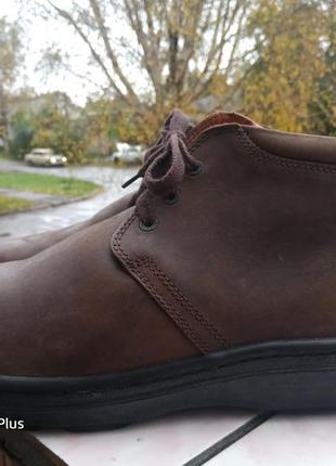 Добротные ботинки из нубуковой кожи 44-45 footprints1 фото