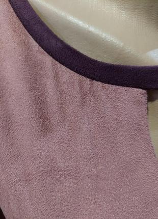 Замшевое платье цвета розовой пудры с поясом в идеале428 фото