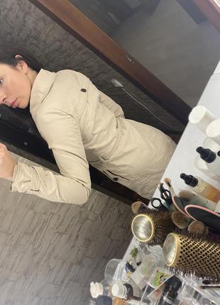 Тренч бежевый 2