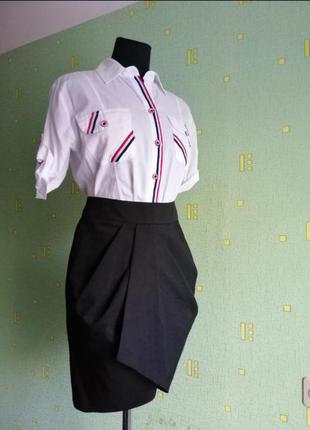 Красивая юбка dorothy perkins. чёрная юбка. спідниця класична.s.361 фото