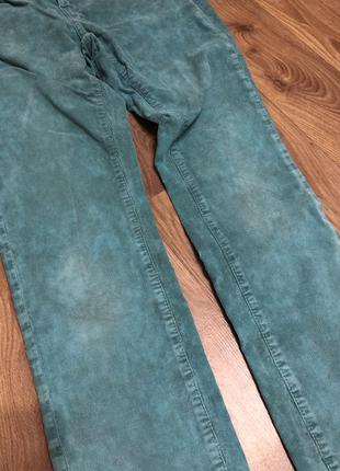 Джинсы h&m, голубые джинсы, велюровый джинс2 фото