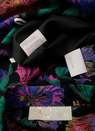 Rio, костюм блуза спідниця міді в складки віскоза вінтаж, made in germany6 фото