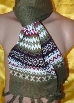 Стильний нарядний фирменний шарф германия бренд .c&a.унисекс