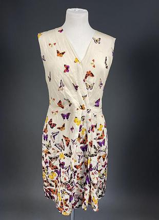Платье oasis silk, с бабочками