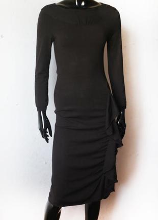 Платье из тонкой шерсти moschino оригинал шерсть