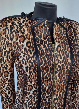 Суперцена. стильный пиджак жакет, леопард. новый, р-ры 42-483 фото