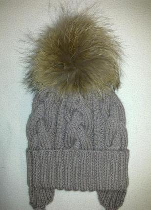 Продам зимовий комплект (шапочка , хомут і рукавиці)3 фото