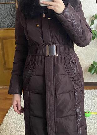 Зимний пуховик пальто