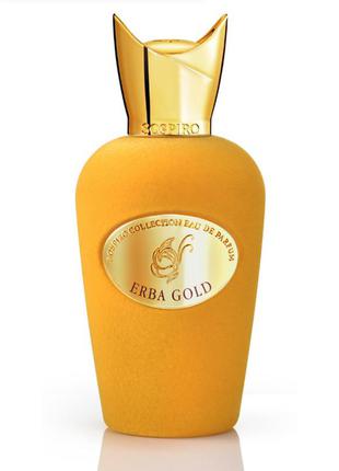 Парфюмированная вода sospiro perfumes erba gold 100 мл унисекс (original quality)3 фото