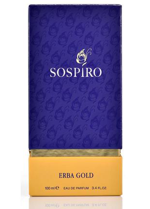 Парфюмированная вода sospiro perfumes erba gold 100 мл унисекс (original quality)2 фото