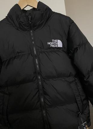 Куртка пуховик the north face nuptse 700 зе норм фейс чорний3 фото