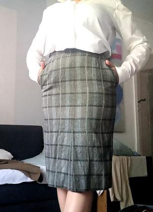 Giorgio armani, юбка шерстяная юбка, шерстяна спідниця, vintage, винтажна юбка armani5 фото