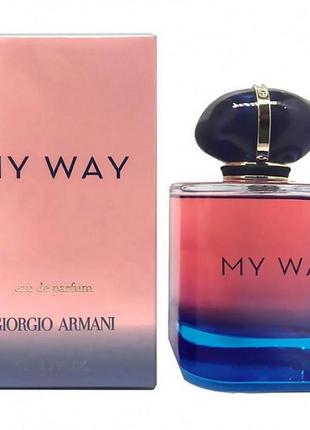 Жіноча парфумована вода giorgio armani my way intense 90 мл (euro)