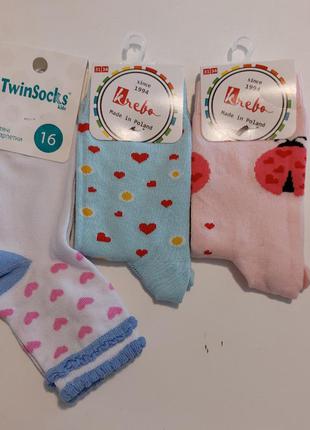 Шкарпетки дівчинці тонкі 31-34 см