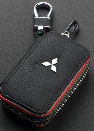 Автомобильный кожаный чехол брелок для ключей от машины, брелок сигнализации натуральная кожа на подарок