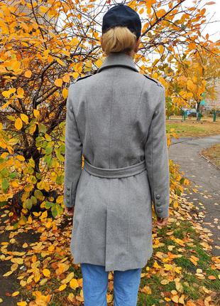 Демисезонное пальто серое от new yorker8 фото
