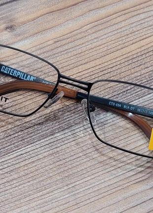 Мужские металлические очки большого размера от cat!
