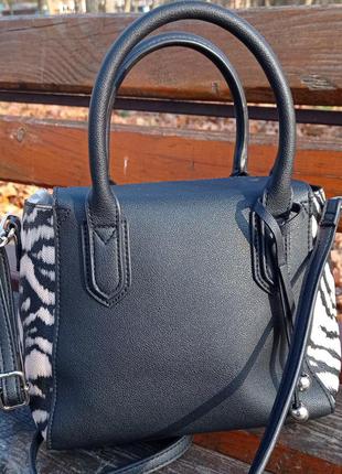 Женская сумка с принтом зебра3 фото
