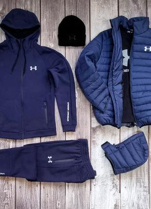 5в1 чоловічий зимовий спортивний трикотажний костюм under armour1 фото