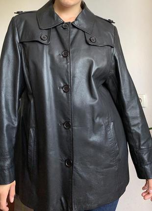 Натуральна курточка wardrobe шкіряна куртка шкіряний плащ2 фото