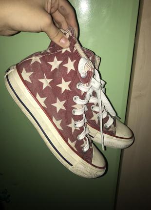 Кеди в зірочку від converse all star