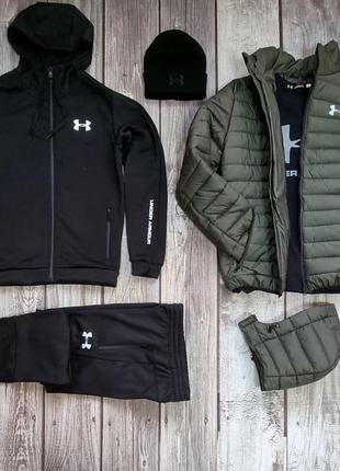 5в1 зимовий чоловічий спортивний трикотажний костюм under armour1 фото