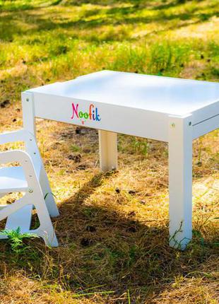 Детский растущий комплект -  световой стол и  стул noofik2 фото
