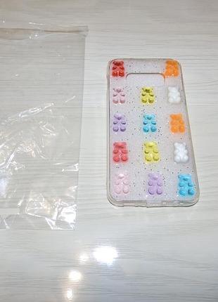 Чохол 3d для samsung galaxy s10 lite желейні ведмедики