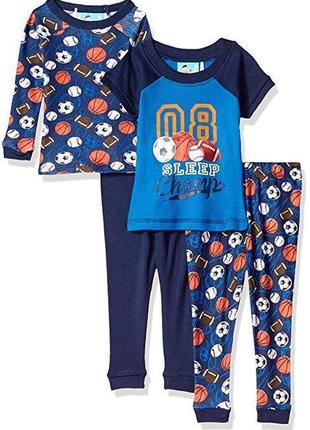 Хлопковая пижама костюм burnz kids на мальчика 18 месяцев 1,5 года