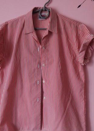 Легкая рубашка-полосашка, размер м