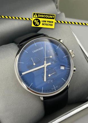 - 57% | мужские швейцарские часы хронограф calvin klein k8m271 (оригинальные, с биркой)