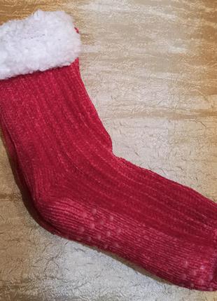 Хутряні шкарпетки c&a 36-38 39-41 теплі чобітки для будинку