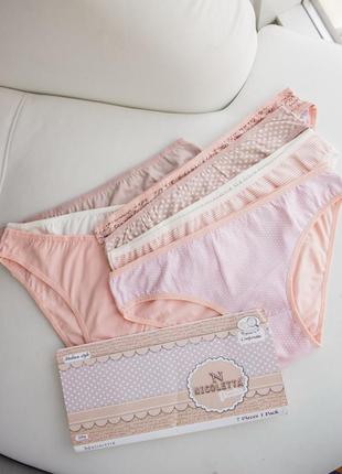 Трусы женские недельки хлопковые 7шт/в упак. жіночі бавовняні труси сліпи бріфи
