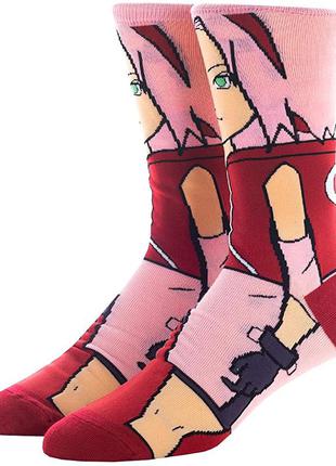 Шкарпетки з принтом сакура наруто1 фото