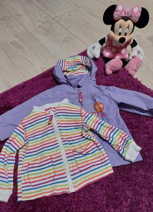 Курточка куртка 3 в 1 baby club для дівчинки розмір 86