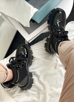 Люксовые женские ботинки с мехом