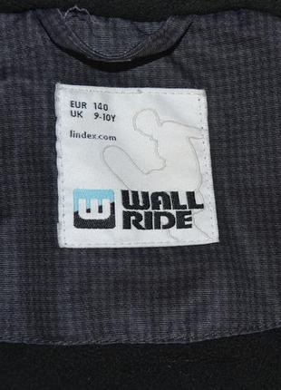 Теплая лыжная куртка ф. wall ride р. 9-10 л. 140 см