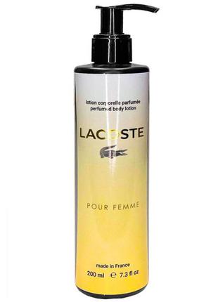 Лосьон для тела lacoste pour femme