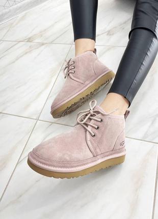 Зимові чоботи уггі ugg neumel pink1 фото