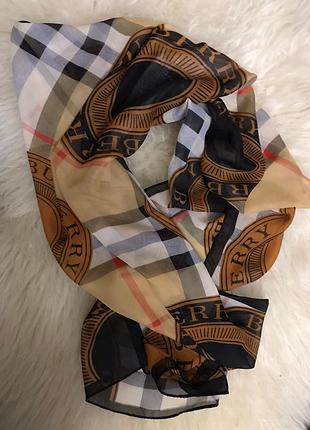 Роскошный шифоновый шарф от burberry