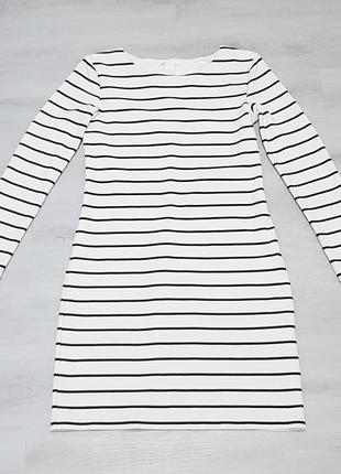 Платье h&m белое в полоску размер м в идеальном состоянии