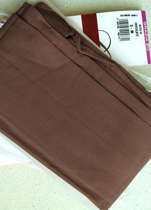 Колготки из микрофибры плотностью 60 ден шоколадного цвета серия микроколор